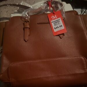 Montana West Brown Faux Leather Backpack